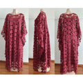 African Lace Kaftan Dress – One Size