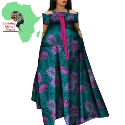 SA3022 Newest Fashion Robe Long Dress