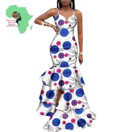 SA3055 African Dresses Lady Sexy Party Sleeveless