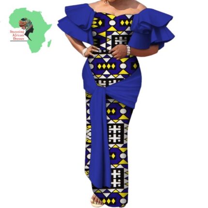 SA3056 African Wedding Party Dresses for Women