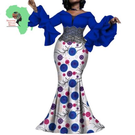 SA3057 African Wedding Party Dresses for Women