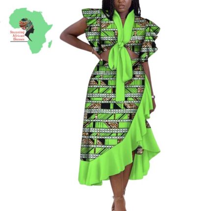 SA4015 Tops and Skirt Sets for Women Party