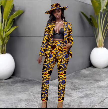 Ankara Power Suit Set with Hat – SA5000