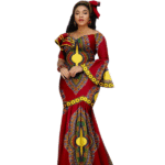 SA4028 New Fashion African Birthday Dresses for Women Luxury Ankara Print Slim Fit Women Dress Wedding Party Gown - Image 11