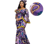 SA4028 New Fashion African Birthday Dresses for Women Luxury Ankara Print Slim Fit Women Dress Wedding Party Gown
