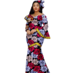 SA4028 New Fashion African Birthday Dresses for Women Luxury Ankara Print Slim Fit Women Dress Wedding Party Gown - Image 10
