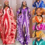 SA4052 African Dresses for Women Elegant Dashiki Abaya Maxi Dress Africa Clothes Ankara Dresses Spring Autumn Plus Size Dresses