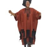 SA4051 Plus Size African Dresses for Women Spring 2025 Fashion African Half Sleeve Polyester O-neck Long Dress Dashiki African Clothes - Image 7