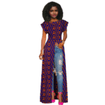 SA 4053 African Clothes for Women Short Sleeve Long Trench Overcoat Autumn Outwear Plus Size Oversized Coats Jacket Bazin Riche - Image 7