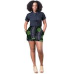 SA4058 African Print Summer Shorts for Women – Plus Size Dashiki Ankara Fabric | AFRIPRIDE - Image 6
