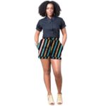 SA4058 African Print Summer Shorts for Women – Plus Size Dashiki Ankara Fabric | AFRIPRIDE - Image 5