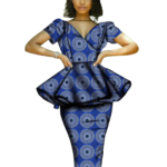 SA4064 African 2 Piece Set for Women – Dashiki Print Skirt & Top | Ankara Wax Outfit | AFRIPRIDE - Image 6