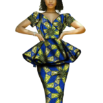 SA4064 African 2 Piece Set for Women – Dashiki Print Skirt & Top | Ankara Wax Outfit | AFRIPRIDE - Image 2