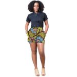 SA4058 African Print Summer Shorts for Women – Plus Size Dashiki Ankara Fabric | AFRIPRIDE - Image 10