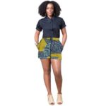 SA4058 African Print Summer Shorts for Women – Plus Size Dashiki Ankara Fabric | AFRIPRIDE - Image 7